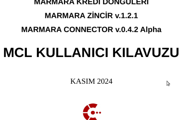 MCL Kullanıcı Kılavuzu 1.2.1 – Kasım 2024